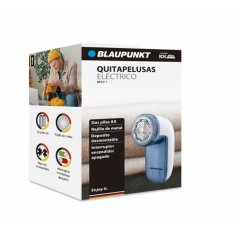 Épilateur anti-peluches électrique Blaupunkt - 2 vitesses - Piles incluses - Lames protégées - Réservoir amovible - 3 longueurs