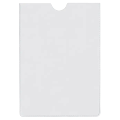 Esselte Lot de 100 porte-cartes d'identité Format 78 x 114 mm 75Q 140 microns - PVC transparent finition lisse