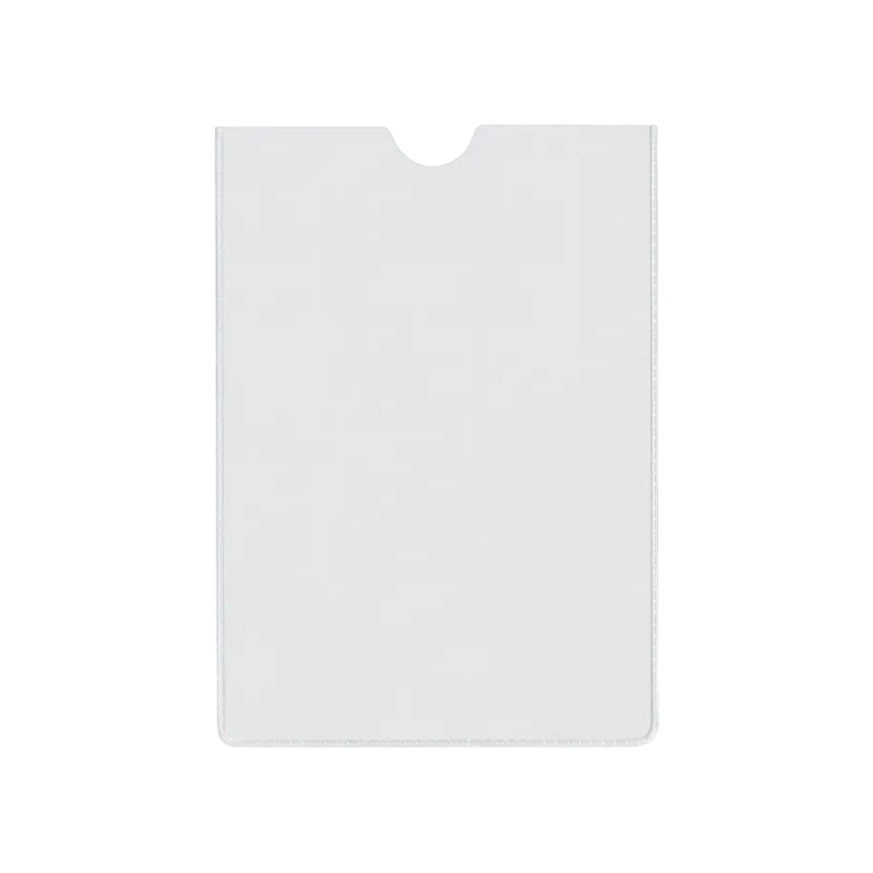 Esselte Lot de 100 porte-cartes d'identité Format 78 x 114 mm 75Q 140 microns - PVC transparent finition lisse