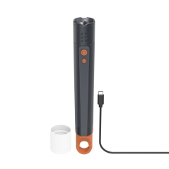 Lampe torche LED Hama FLX1200-C - Puissance 50 W - 1200 lumens - Batterie rechargeable - Indice de protection IP44 - Grise