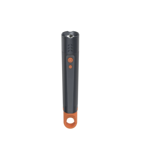 Lampe torche LED Hama FLX600 - Puissance 15 W - 600 lumens - Fonctionne avec 3 piles AAA - Indice de protection IP44 - Grise