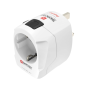 Adaptateur de voyage universel Hama World Travel Pro - Puissance jusqu'à 1680 W - Tension 110-240 V - Blanc