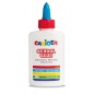 Carioca Colle Blanche 500gr - Couvercle avec Distributeur - Convient au Papier et Carton - Transparente une fois sèche - Sans