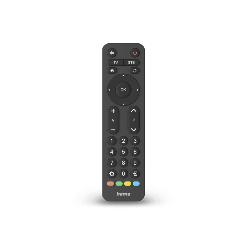 Télécommande Hama pour TV - Universelle - Portée de 10 m - 31 boutons - Compatible avec 2 appareils simultanément - 17,3 x 4,7