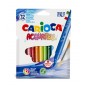 Carioca Acquarell Lot de 12 marqueurs aquarelle – Pointe pinceau bloquée – Encre lavable – Couleurs mélangeables avec de l'eau