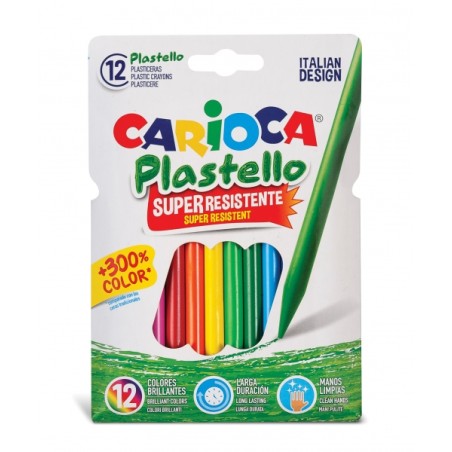 ✅ Carioca Lot de 12 gommes en plastique – Extra propres – Ne laissent aucune couleur sur les mains – Dure en stock