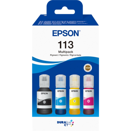 ✅ Epson 113 Multipack Noir(e) / Cyan / Magenta / Jaune couleur pack en stock