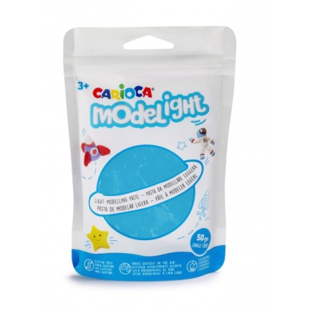 ✅ Carioca Modelight Pack de Pâte de Moulage Super Légère - Élastique et Malléable - Sèche à l'Air - Ne sa en stock