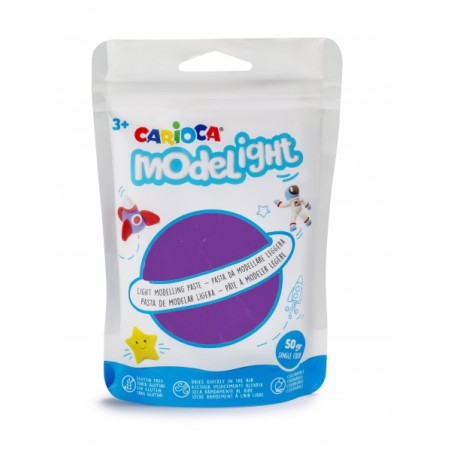 ✅ Carioca Modelight Pack de Pâte de Moulage Super Légère - Elastique et Malléable - Sèche à l'Air - Ne sal en stock