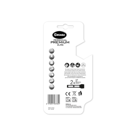 Lampe de poche personnelle Cegasa Premium 20 lm - En aluminium anodisé - Résistante aux chocs et à l'humidité - Fonctionne avec