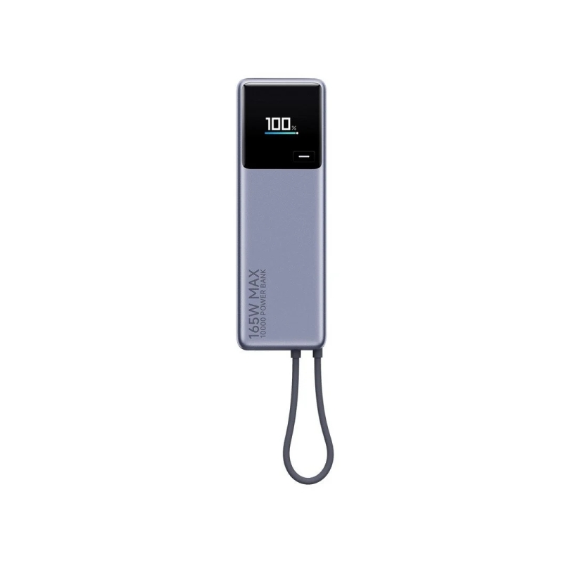 Batterie externe Xiaomi 165 W 10 000 mAh avec câble intégré (1 port USB-C et 1 câble USB-C) - Puissance combinée jusqu'à 165 W