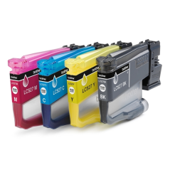 Brother LC527VAL pack de 4 cartouches d’encre (noir/cyan/magenta/jaune) (LC-527VAL)