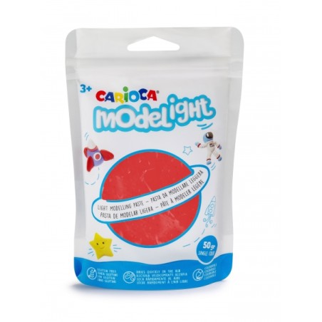 ✅ Carioca Modelight Pack de Pâte de Moulage Super Légère - Elastique et Malléable - Sèche à l'Air - Ne sal en stock