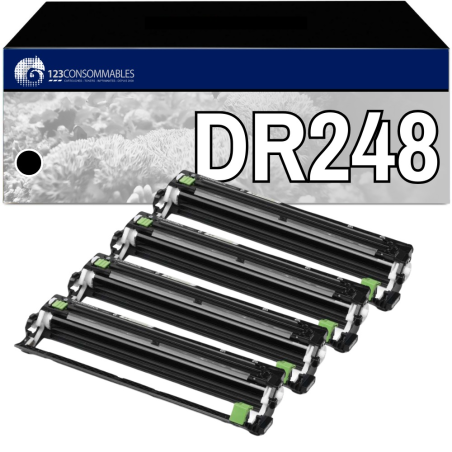 ✅ Tambour compatible DR248 Brother couleur tambour couleur en stock