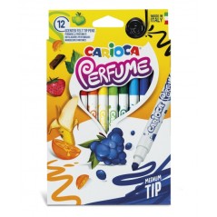 ✅ Carioca Xplosion Pack de 12 Feutres - Encre Parfumée et Lavable - Arômes Naturels - Sans Substances Allergè en stock