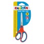 Carioca Grands Ciseaux 15cm - Pointe Ronde - Acier Inoxydable - Confortables pour Gauchers et Droitiers - Couleur Rouge