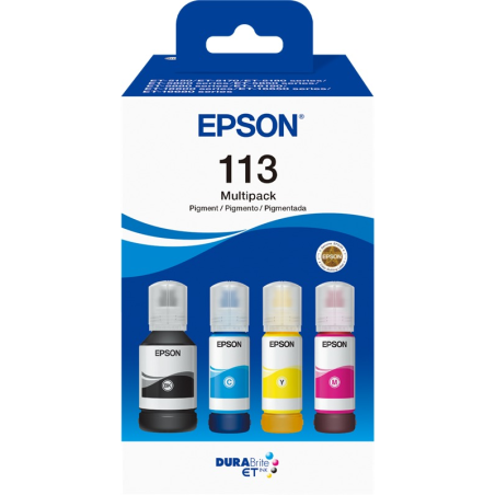 ✅ Epson 113 Multipack Noir(e) / Cyan / Magenta / Jaune couleur pack en stock