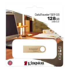 Kingston DataTraveler SE9 G3 USB-A 3.2 Gen 1 128 Go - Lecture 220 Mo/s