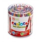 Carioca Pack de 100 Crayons Pastel - Couleurs Vives - Lavables - Corps Ø 8 mm - Couleurs Diverses