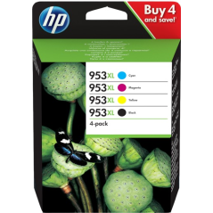 HP Multipack 953 XL (3HZ52AE) noir, cyan, magenta, jaune haute capacit