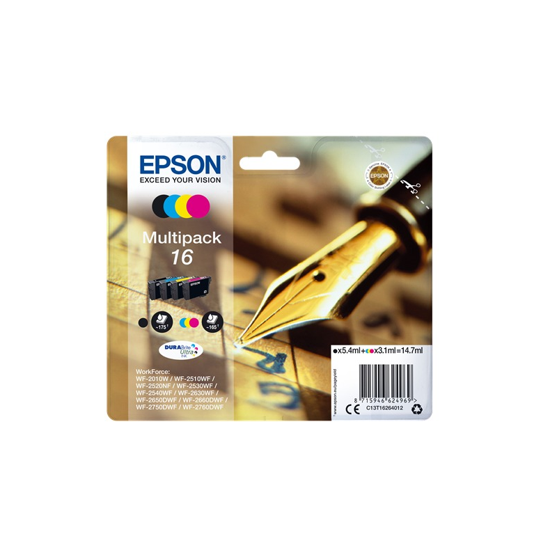 Epson Multipack 16, 4 cartouches