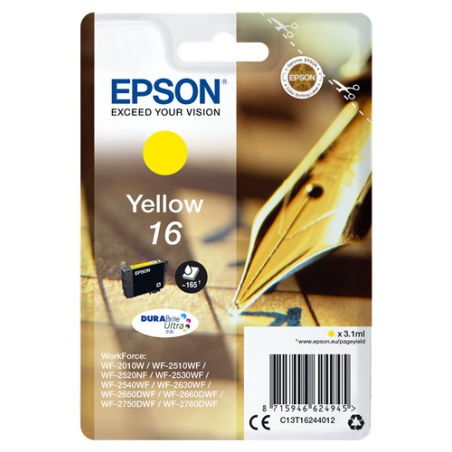 Epson cartouche encre 16 jaune pour impressions nettes et vives