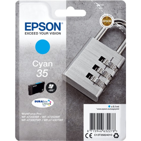 Epson cartouche encre 35 cyan pour impressions nettes et précises