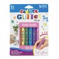 Carioca Colle Pailletée Nacrée Blister de 6 Tubes de Colle Colorée - Effet Pailleté - Application Directe - Séchage en 30