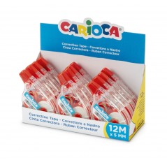 boîte correcteurs ruban blanc Carioca