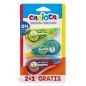 Pack de rubans correcteurs Carioca multicolore x3 Pack de rubans correcteurs Carioca multicolore x3