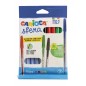 Stylos bille Carioca Sfera Flowpack 10x - Pointe 1 mm - Couleurs
