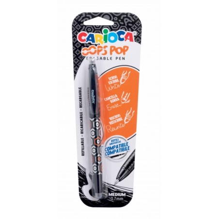 ✅ Stylo Effaçable Carioca Oops - Encre Thermo-Sensible - Grip Texturé - Pointe 0,7 mm - Double Caoutchouc - Re en stock