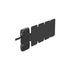 Batterie externe solaire Head 10 000 mAh 22,5 W - Charge solaire avec 5 panneaux - Avec alimentation, charge simultanée et sans
