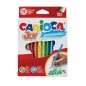 Carioca Joy Pack de 12 Marqueurs - Encre Super Lavable - Pointe Fine 2,8 mm - Pointe Verrouillée - Capuchon Ventilé