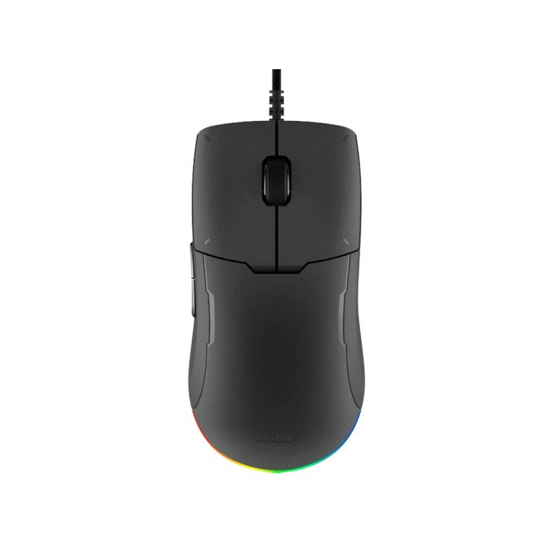 Xiaomi Gaming Mouse Lite USB Gaming Mouse 6200dpi - Boutons dorés TTC - Éclairage RGB - Câble tressé 2m - Utilisation droitier