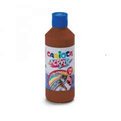 ✅ Carioca Flacon de 250 ml d'acrylique tempera - Couleurs vives - Résistant à la lumière - Effet tridimension en stock