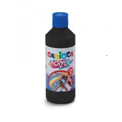 ✅ Bouteille de tempera acrylique Carioca - 250 ml - Couleurs vives - Résistant à la lumière - Effet tridimens en stock