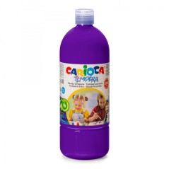 ✅ Flacon Carioca Tempera - 1000 ml - Couleurs super lavables - Facile à mélanger - Applicable sur matériaux p en stock