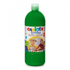 ✅ Bouteille Carioca Tempera - 1000 ml - Couleurs superlavables - Facile à mélanger - Applicable sur matériaux en stock