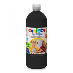 ✅ Carioca Tempera Flacon 1000 ml - Couleurs superlavables - Facile à mélanger - Applicable sur matériaux pore en stock