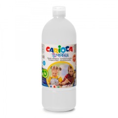 ✅ Carioca Tempera Flacon 1000 ml - Couleurs superlavables - Facile à mélanger - Applicable sur matériaux pore en stock