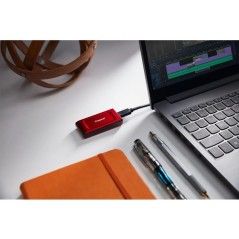SSD portable Kingston XS1000 2 To USB 3.2, rouge, rapide