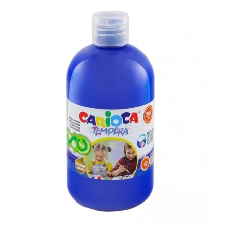 ✅ Flacon Carioca Tempera - 500 ml - Couleurs superlavables - Facile à mélanger - Applicable sur matériaux por en stock