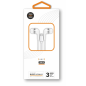 Écouteurs intra-auriculaires TechOneTech Ear Tech Hop USB-C - Microphone intégré - Câble de 1,20 m - Blanc