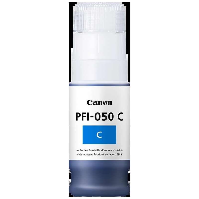 Canon PFI050 Bouteille d'encre cyan originale - PFI050C/5699C001