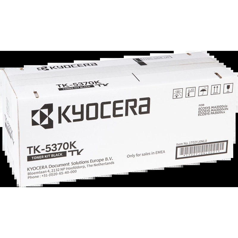 Cartouche de toner noire originale Kyocera TK5370 - 1T02YJ0NL0/TK5370K