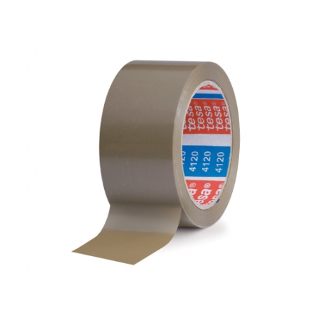 LOT de 6 Tesa 4120 Joint d'emballage standard 50 mm x 66 m PVC