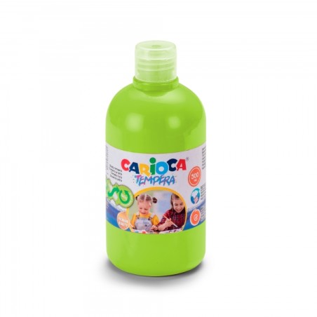 ✅ Bouteille Carioca Tempera - 500 ml - Couleurs super lavables - Facile à mélanger - Applicable sur matériaux en stock