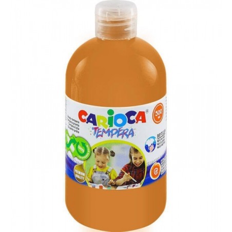 ✅ Carioca Pack de 6 Flacons Tempera - Couleurs Super Lavables - Facile à Mélanger - Applicable sur Matériaux en stock