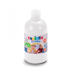 ✅ Carioca Tempera Flacon 500 ml - Couleurs superlavables - Facile à mélanger - Applicable sur matériaux poreu en stock